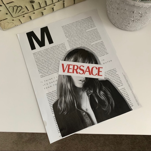 Handmade 8x10 Fashion Collage - Versace Theme - Picture 6 of 10